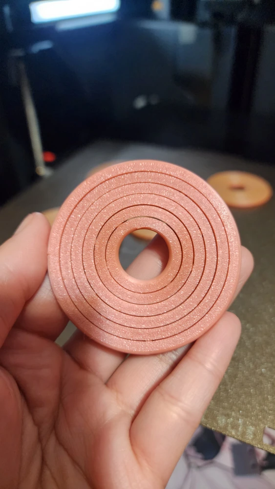 3D Printed Ring Gyro Fidget Spinning Toy - photo 2