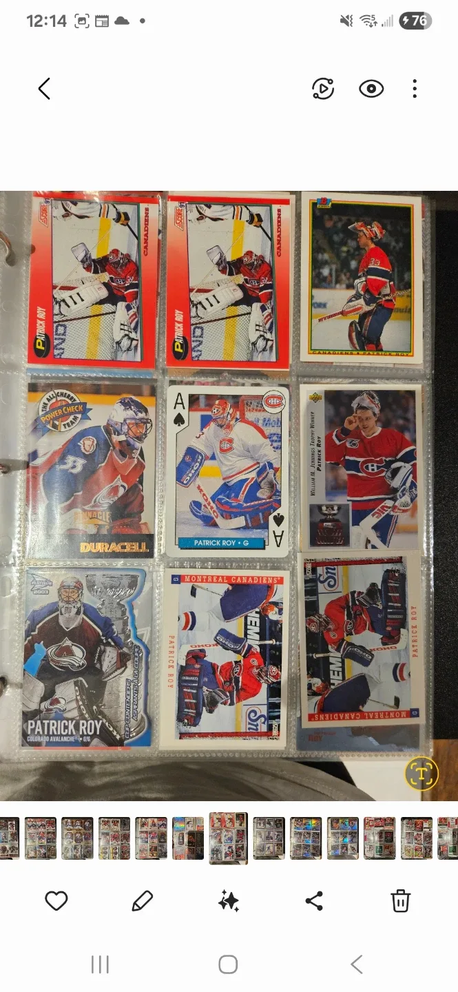 Hockey Trading Cards - Patrick Roy & Carey Price image indicator(9)