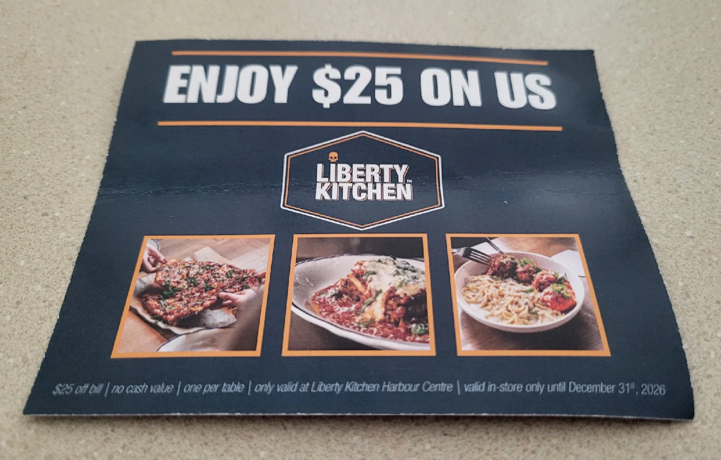 $25 VOUCHER - Liberty Kitchen (N Van) image indicator(2)