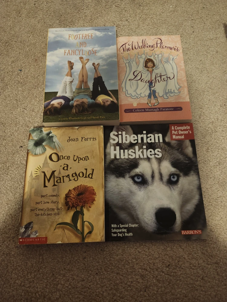 Lot of 4 Books: Footfree, Wedding Planner's Daughter +