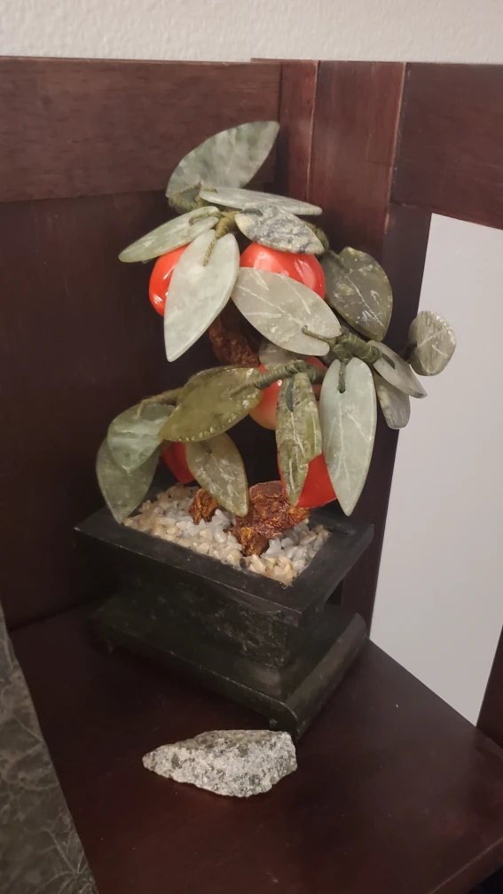 Decorative Jade Tree with orange fruit - photo 2