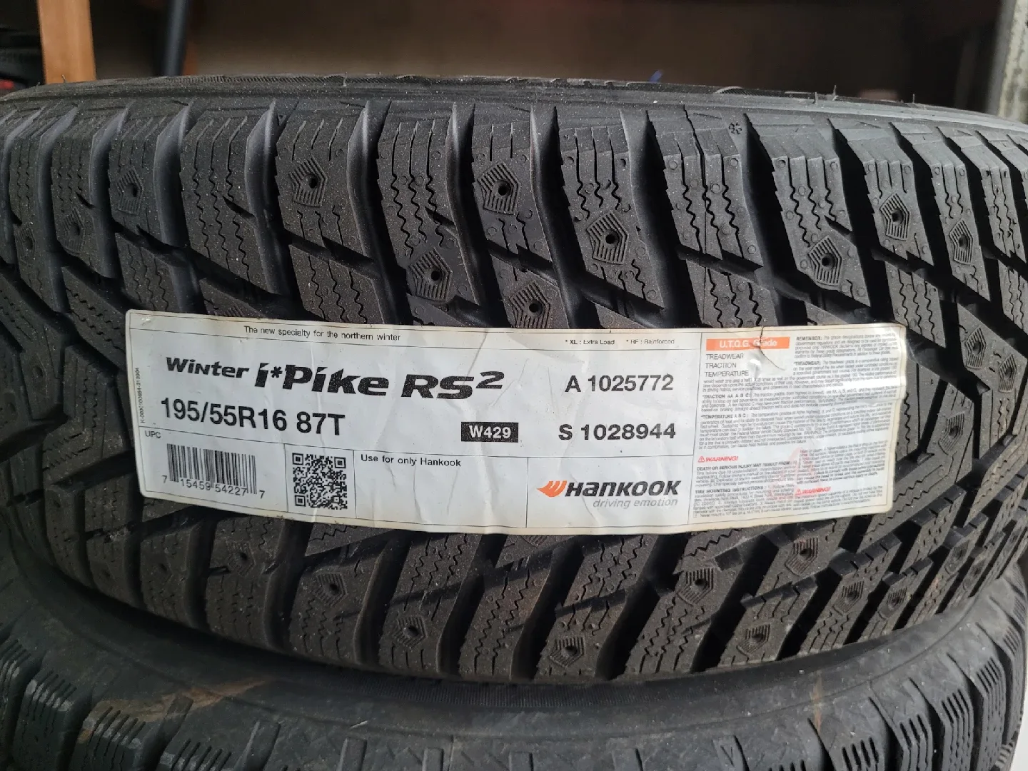 Hankook Winter i*Pike RS2 - 195/55R16 87T - Winter Tires image indicator(3)