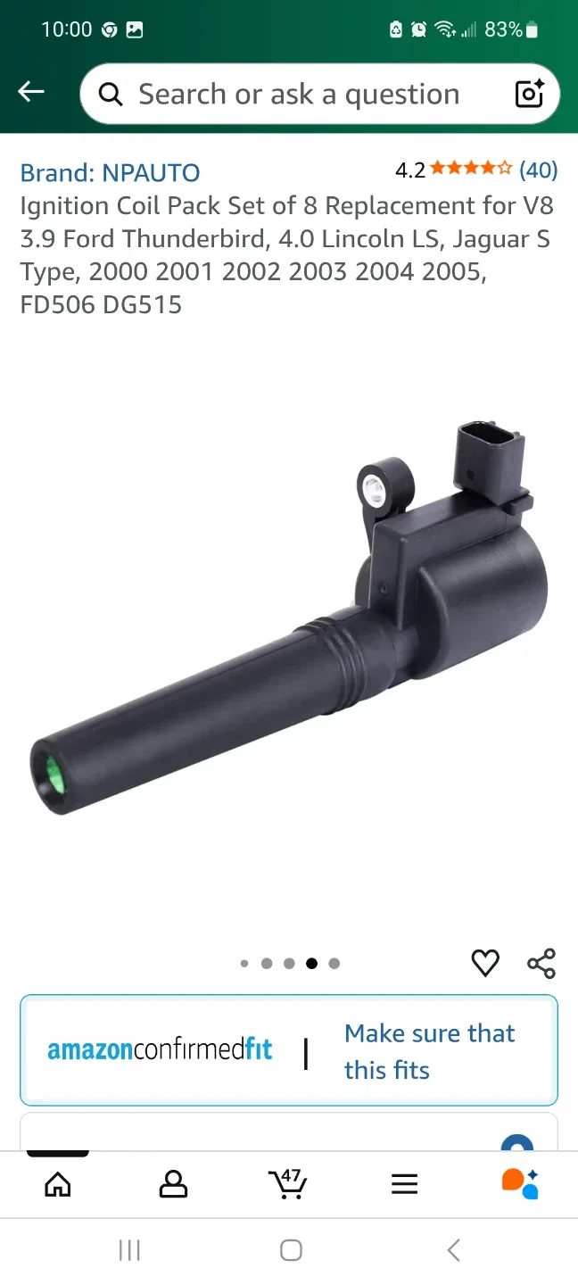 NPAUTO Ignition Coil Pack Set of 8 image indicator(5)