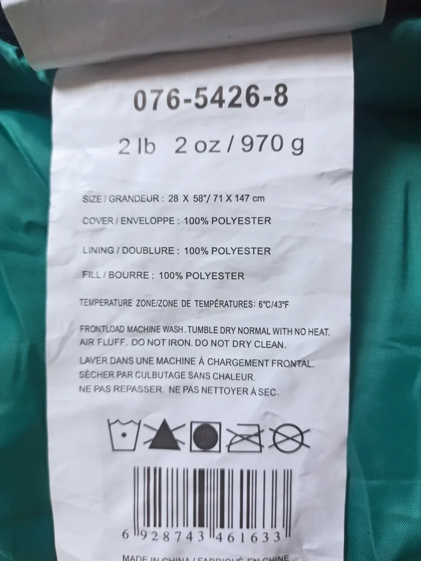 Ozark Trail Sleeping Bag - 10°C Comfort image indicator(3)