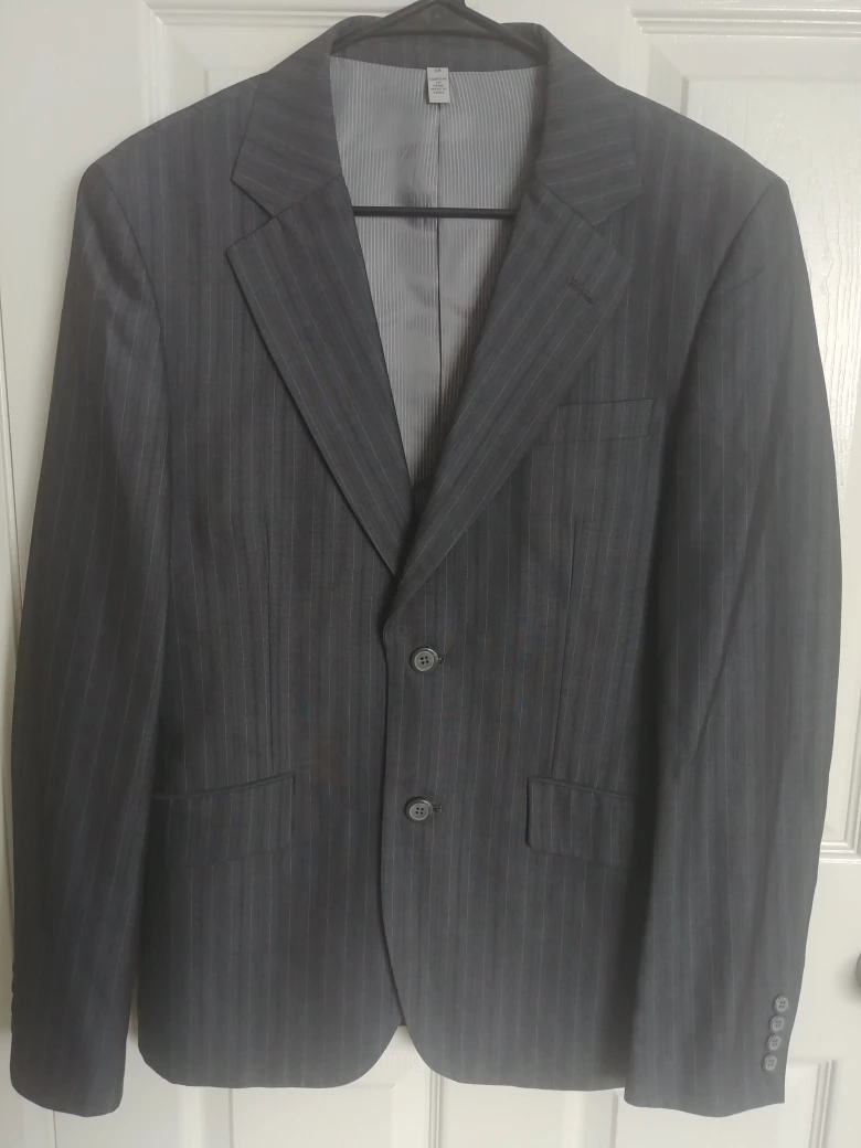 Le Chateau Men"s Pinstripe Suit