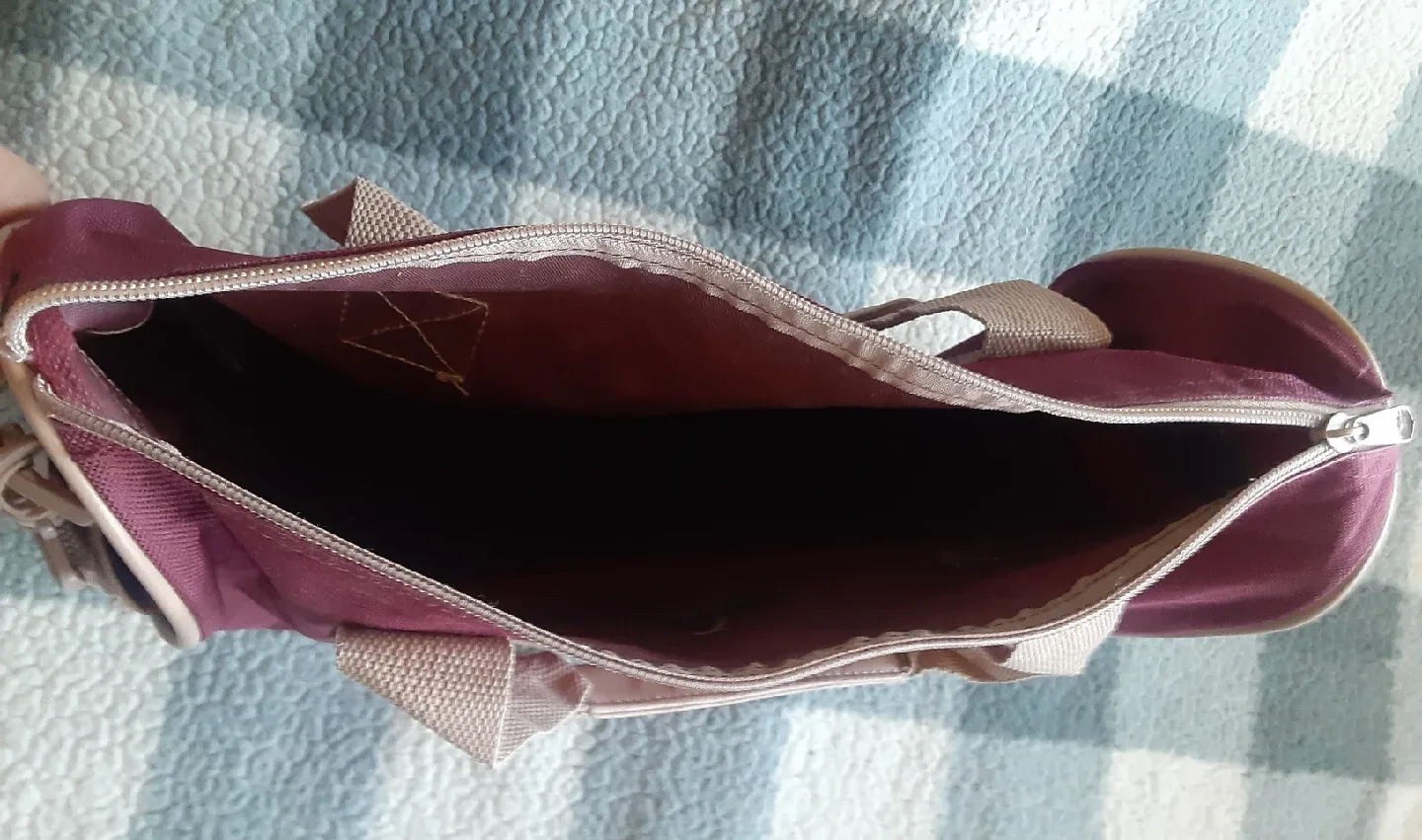 Maroon Tote Bag image indicator(7)