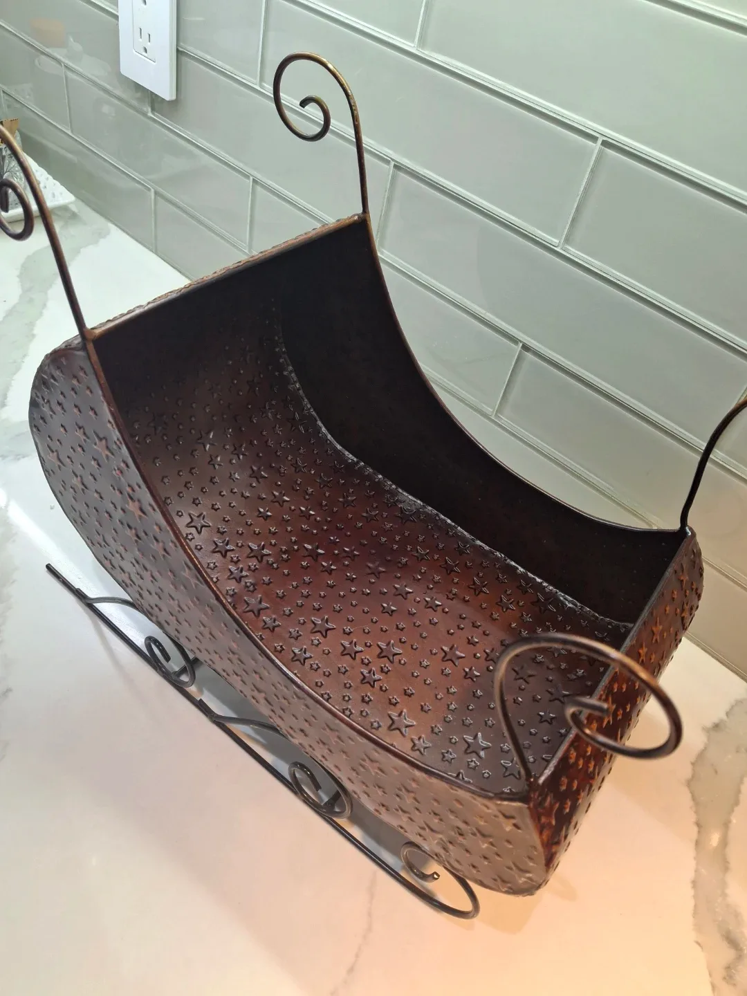 Metal Sleigh Decoration - 12 Inches image indicator(2)