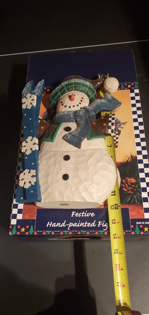 Snowman figure decoration image indicator(3)