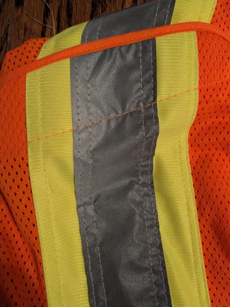 Trafalgar Mesh Safety Vest - Orange 2XL- 3XL image indicator(4)