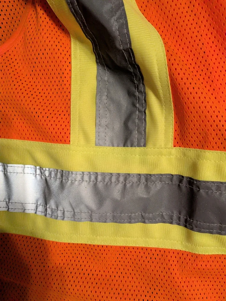 Trafalgar Mesh Safety Vest - Orange 2XL- 3XL image indicator(5)