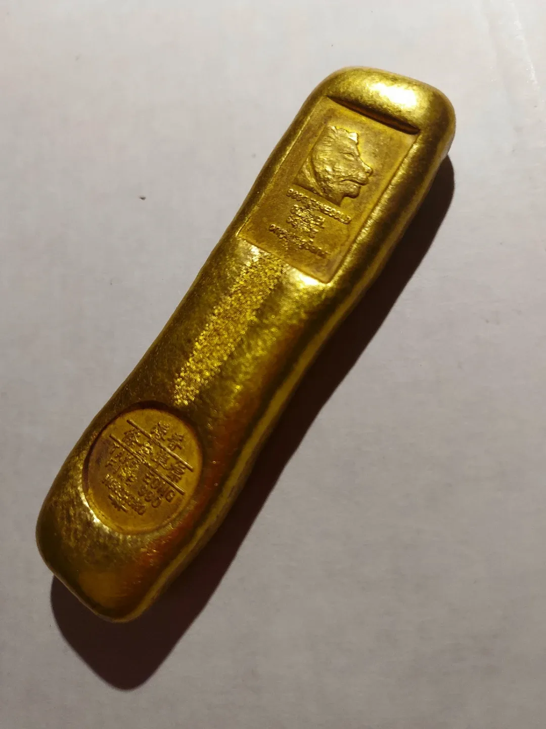 999.9 Fine Gold Bar Plated ** TAI FOOK HONG KONG image indicator(2)