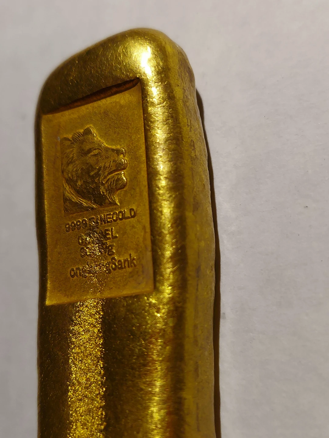 999.9 Fine Gold Bar Plated ** TAI FOOK HONG KONG - photo 5