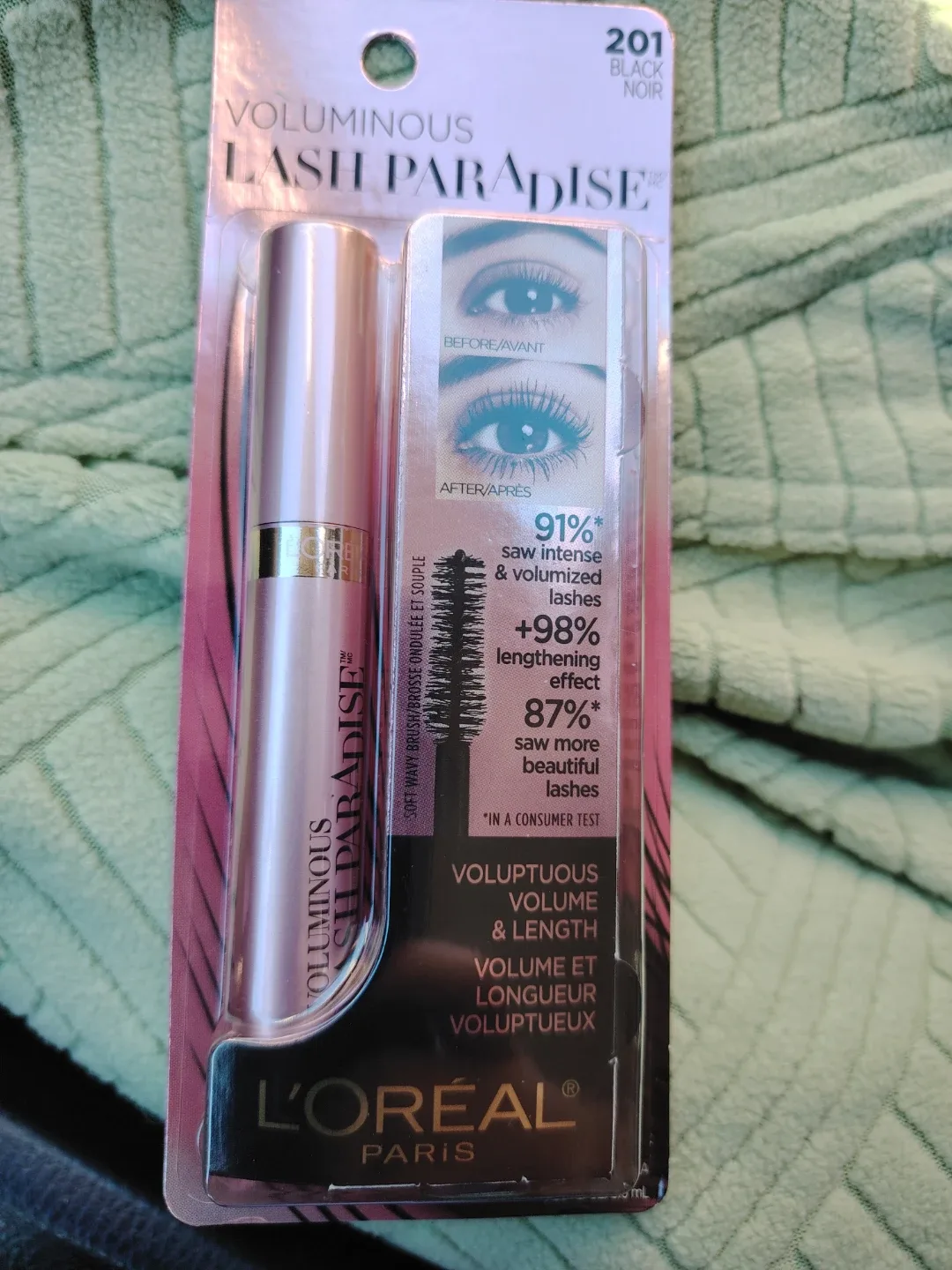 🥕L'Oréal Voluminous Lash Paradise Mascara - Black Noir thumbnail