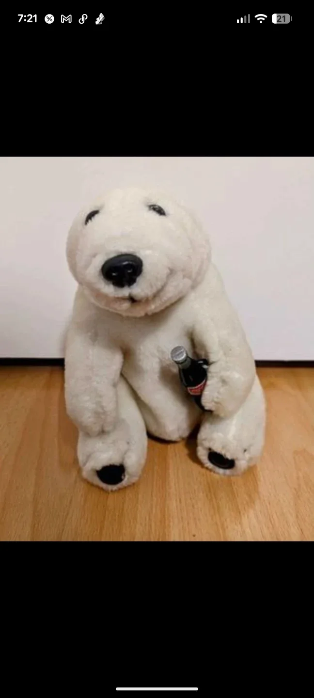 Coca Cola Polar Bear Plush Toy image indicator(3)