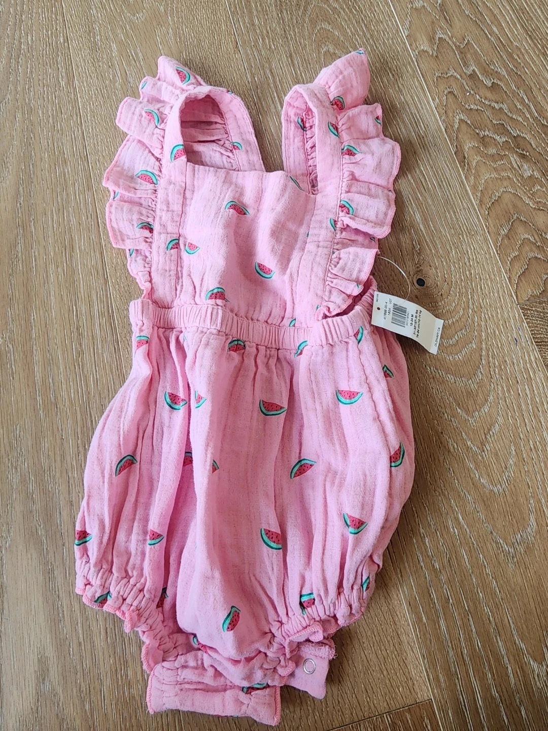 Pink Watermelon Print Baby Romper 18-24 months