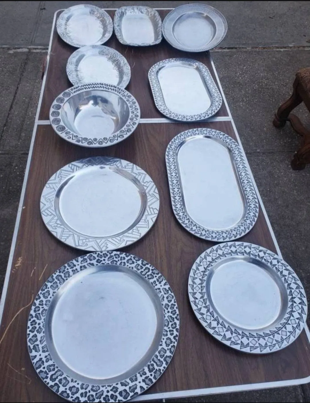 10 pewter platters thumbnail