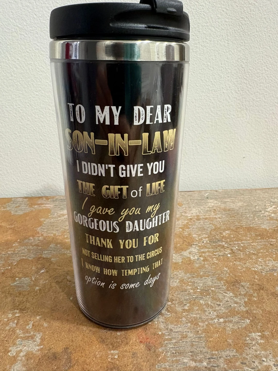 Personalized 'Son-in-Law' Tumbler with Straws - photo 4