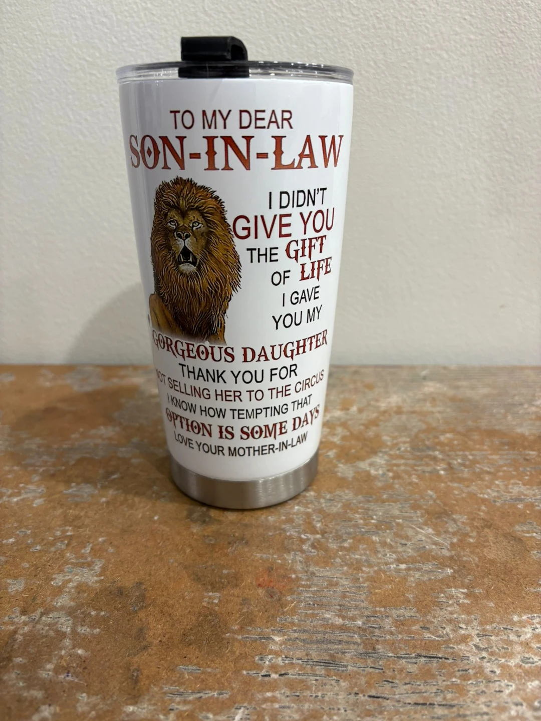 Personalized 'Son-in-Law' Tumbler with Straws - photo 5