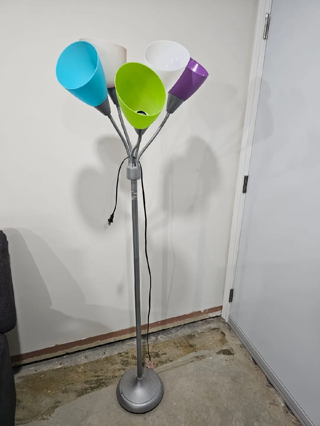 Colorful Multi-Head Floor Lamp