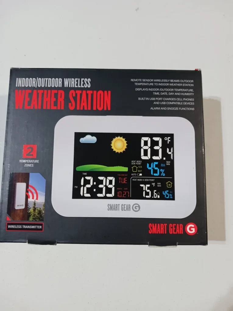 Smart Gear Indoor/Outdoor Wireless Weather Station