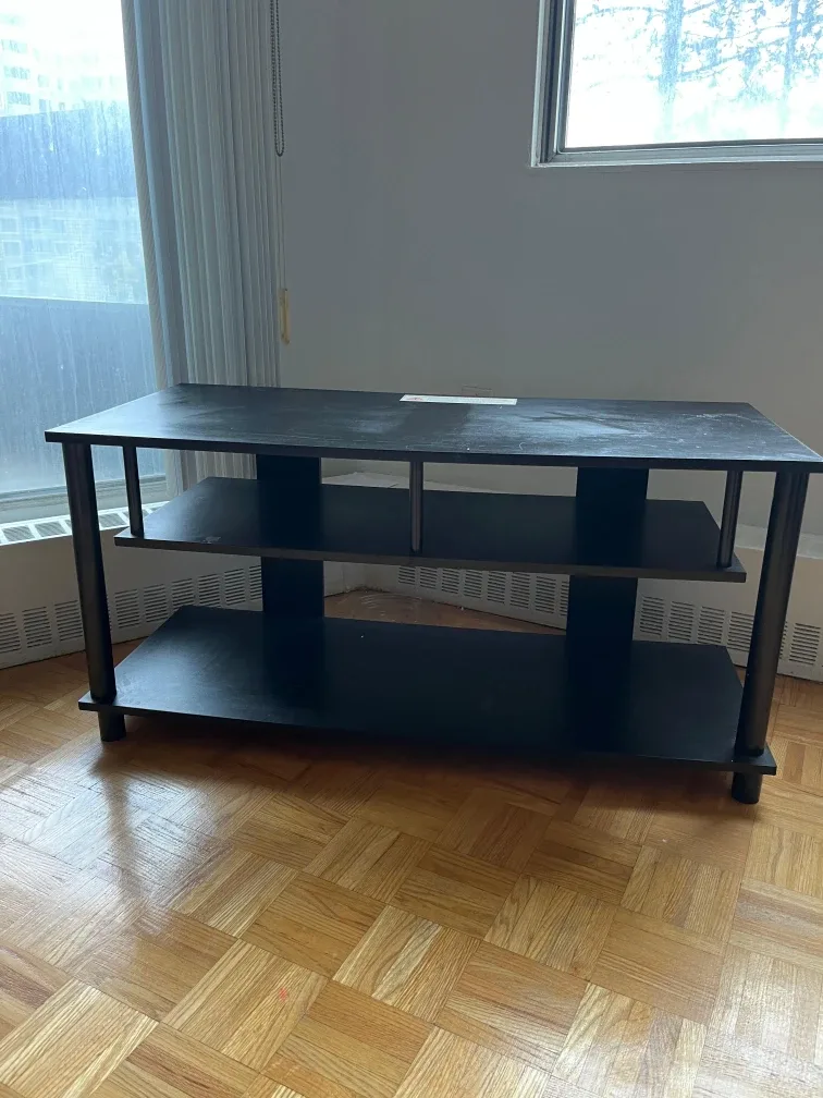 Black TV Stand
