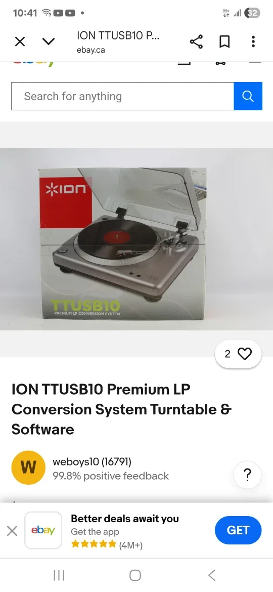 ION TTUSB10 Premium LP Conversion Turntable image indicator(5)