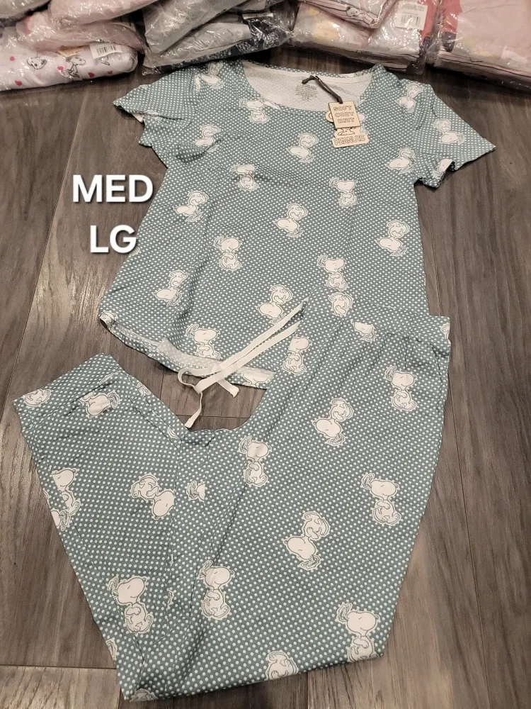 Snoopy Pajama Set - Ladies sizes small, medium,  Large, X-Large image indicator(7)