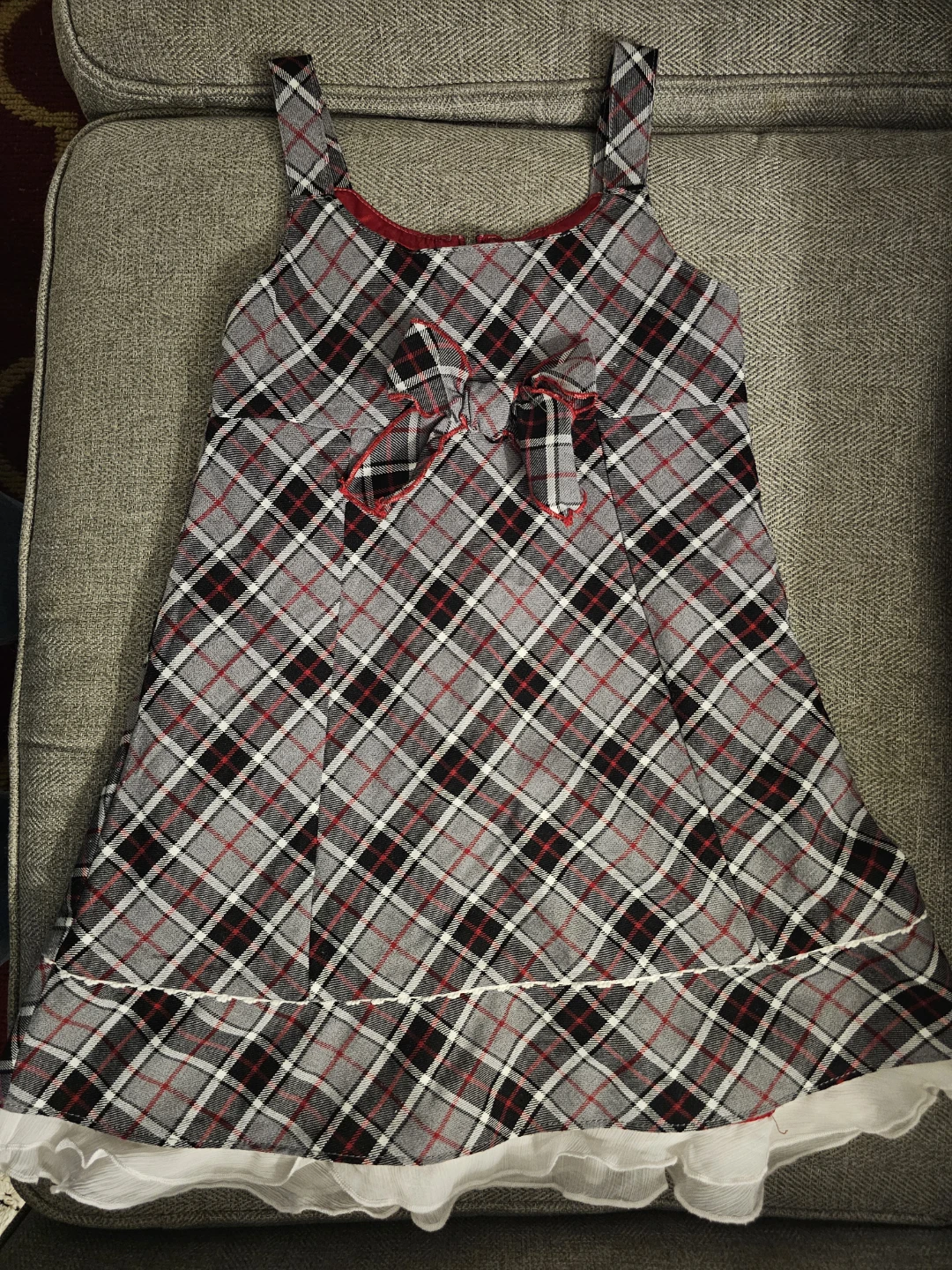 The Children's Place Plaid Dress - Size 6X/7