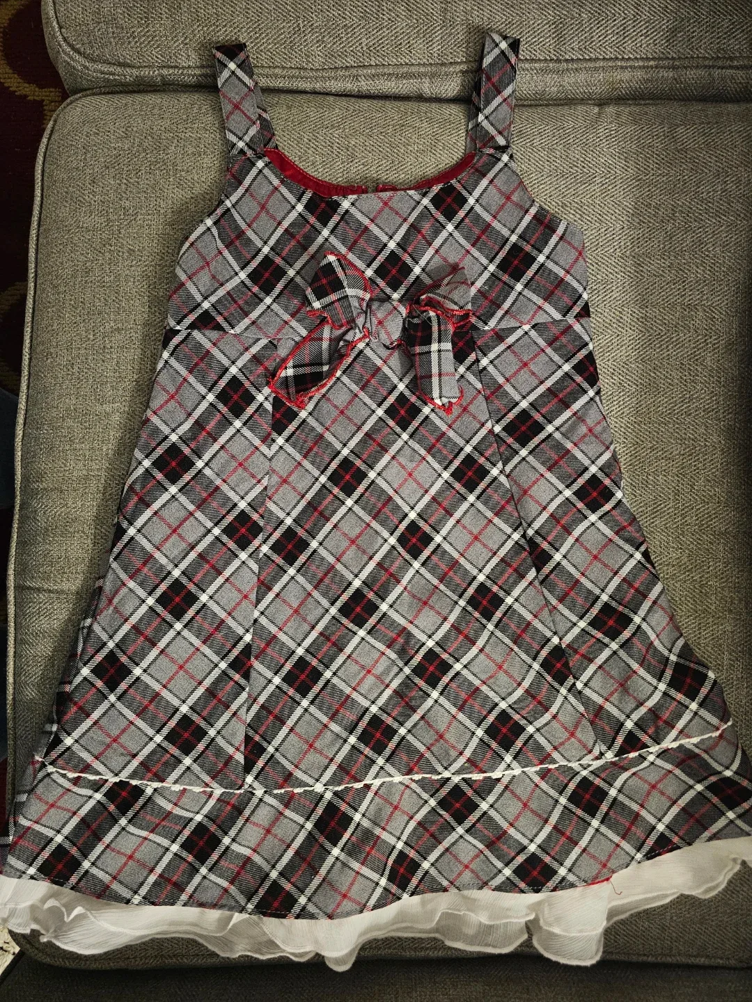 The Children's Place Plaid Dress - Size 6X/7