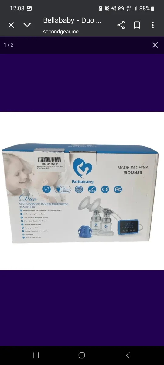 Bellababy Dual Suction Electric Breastfeeding Pump image indicator(3)