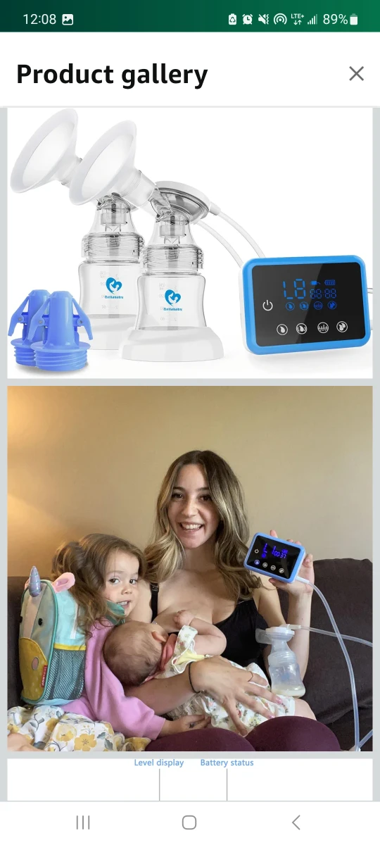 Bellababy Dual Suction Electric Breastfeeding Pump - photo 4