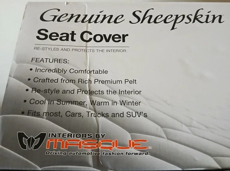 Genuine Sheepskin Seat Cover by Interiors by Masque image indicator(3)