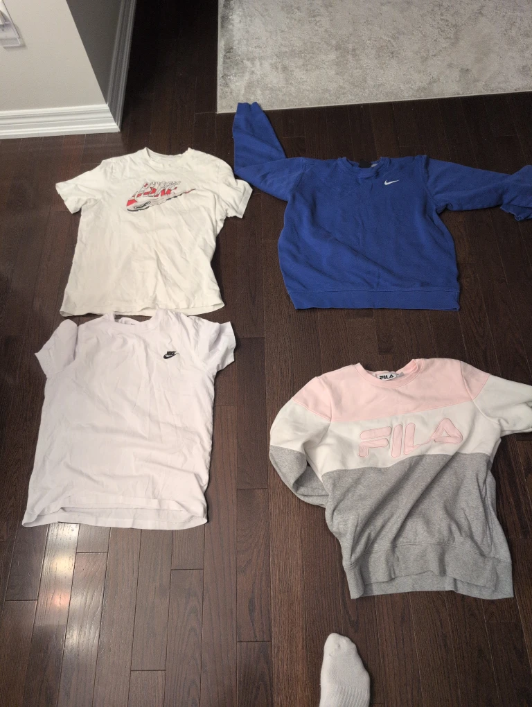 Nike & Fila T-Shirts & Sweatshirt Bundle