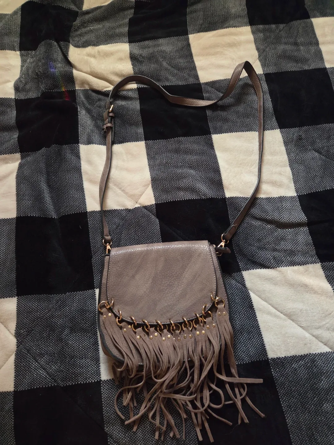 #Cleanout Madison West Fringe Crossbody Bag