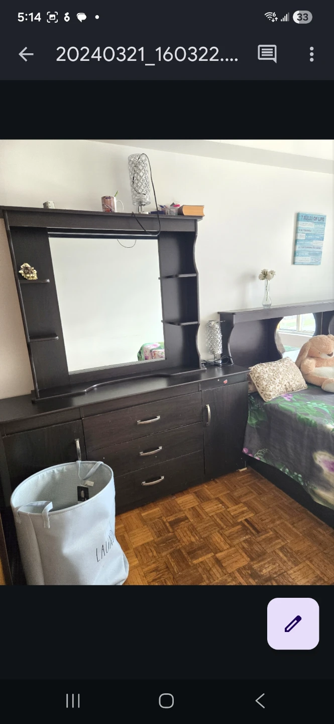 Bedroom Set - Dresser, Headboard,storage bed & night stand