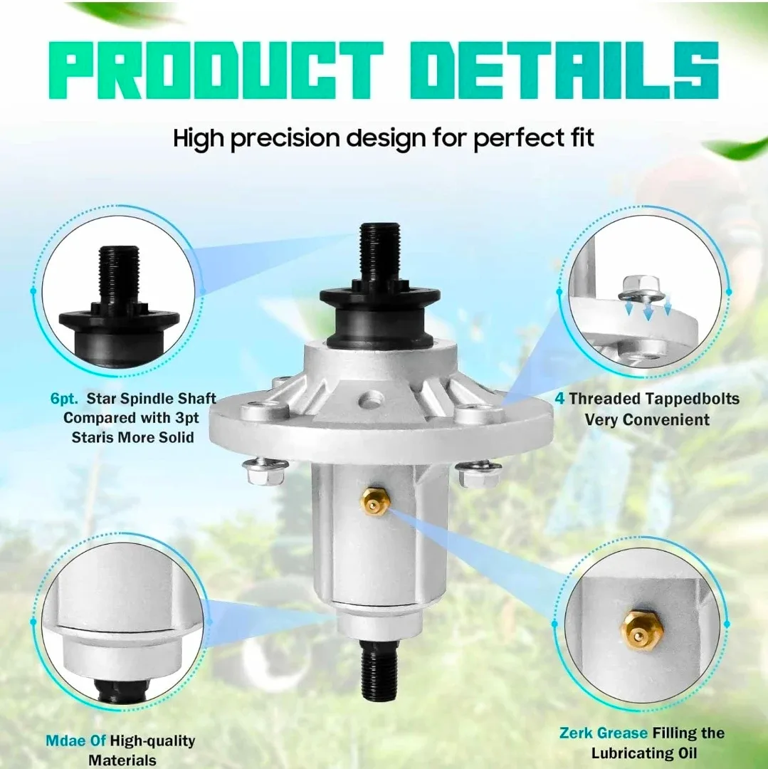 Spindle Assembly Set for John Deere D100-D160 image indicator(3)