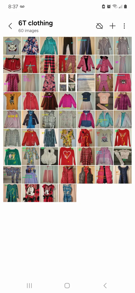 6T Girl Clothing *will send pictures for quote