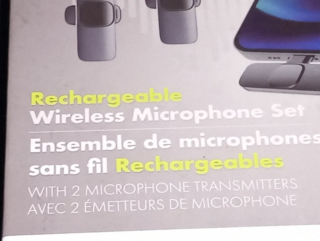 Powerology Rechargeable Wireless Microphone Set - New image indicator(3)