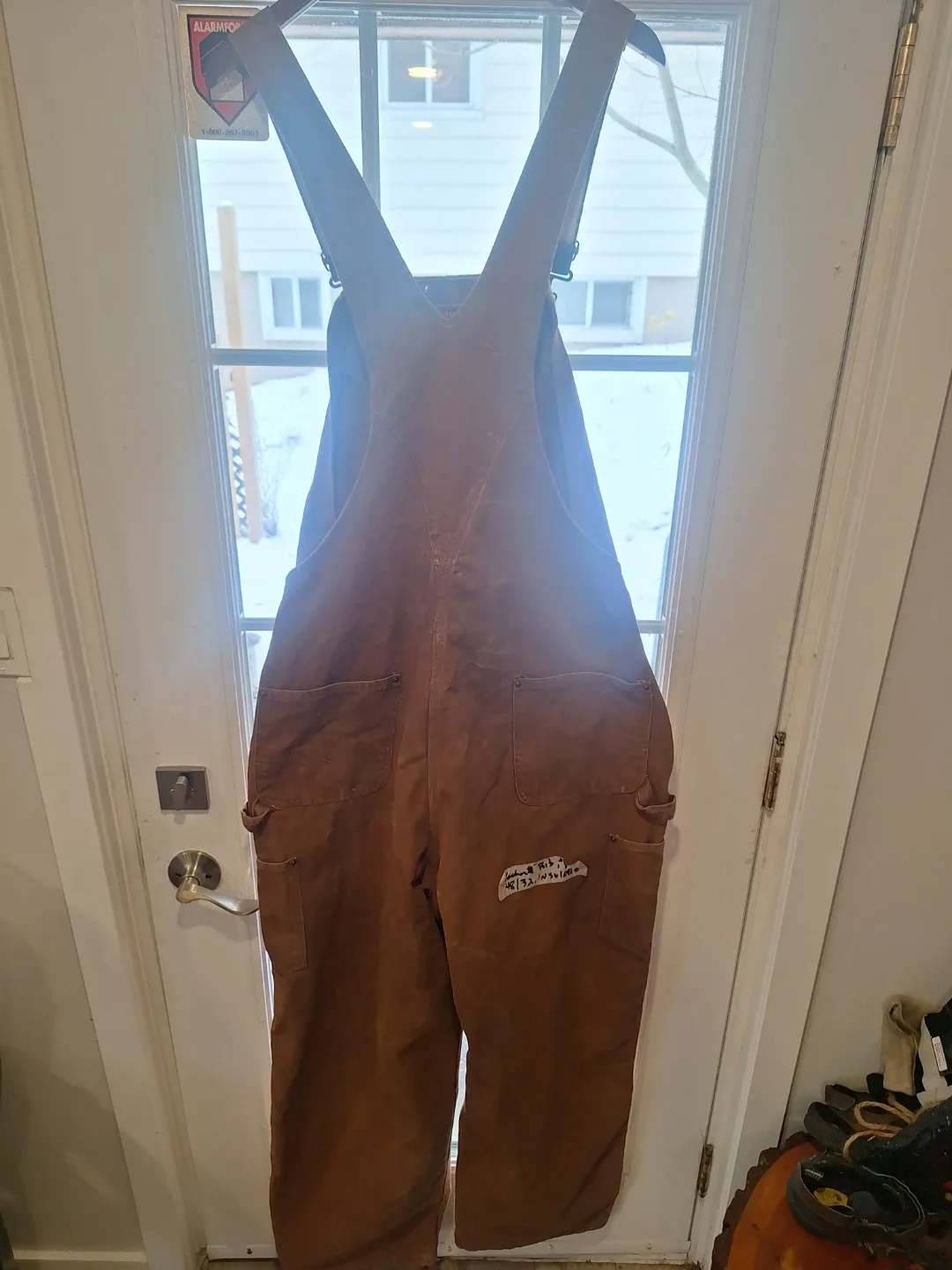 Carhartt Brown Insulated Overalls 48/32 image indicator(2)