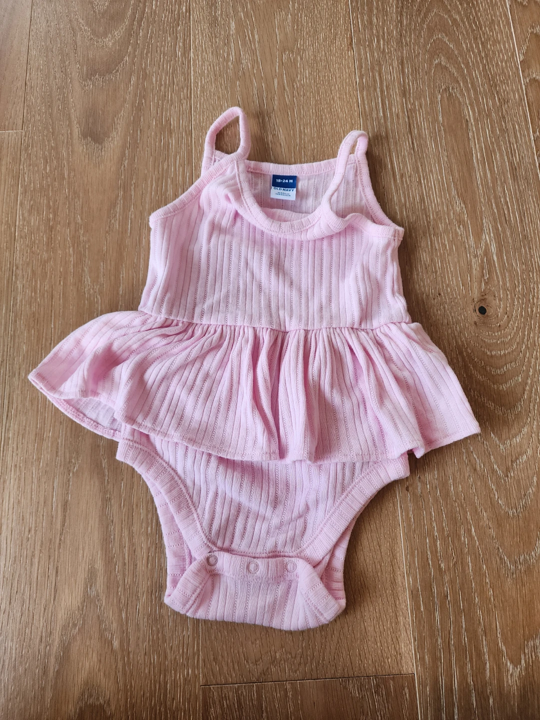 Old Navy Pink Dress Bodysuit - 18-24M