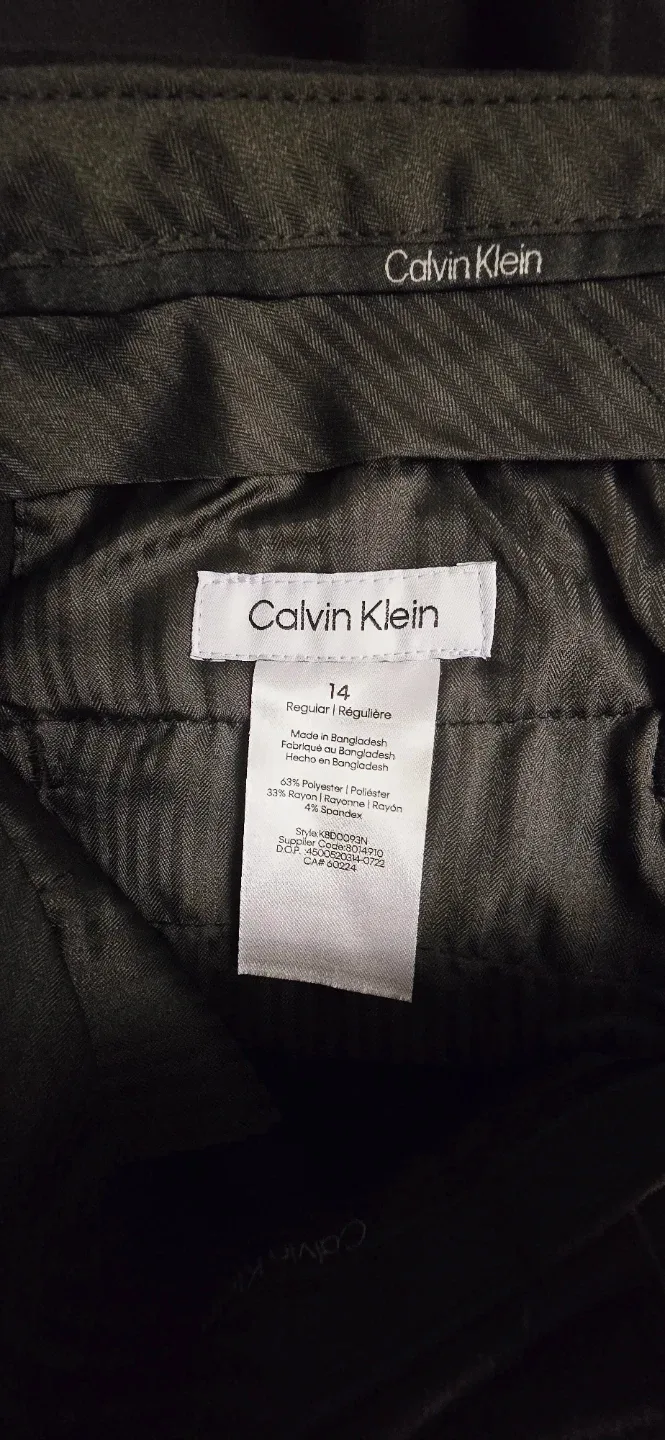 Calvin Klein Black Dress Pants - Size 14 image indicator(3)