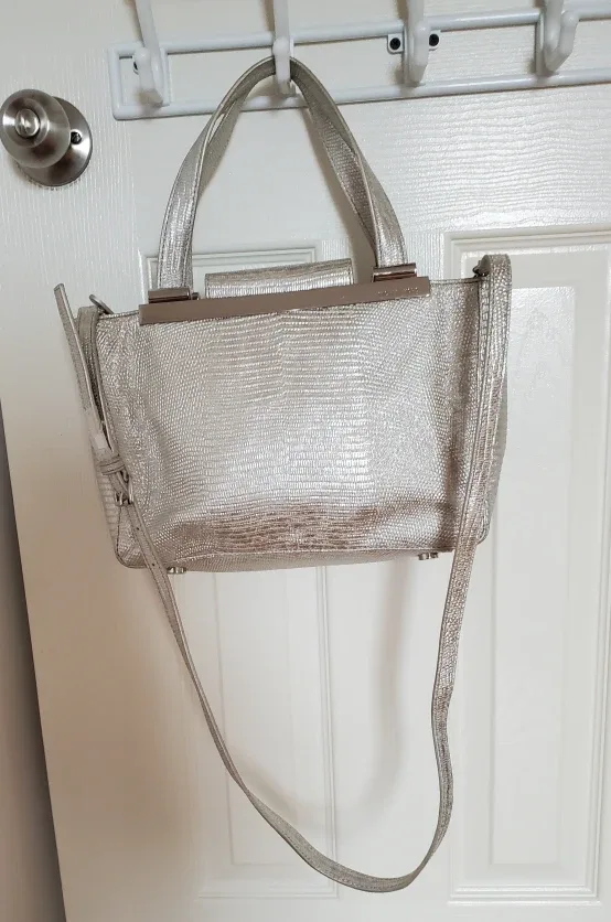 Michael Kors Silver Shoulder Bag