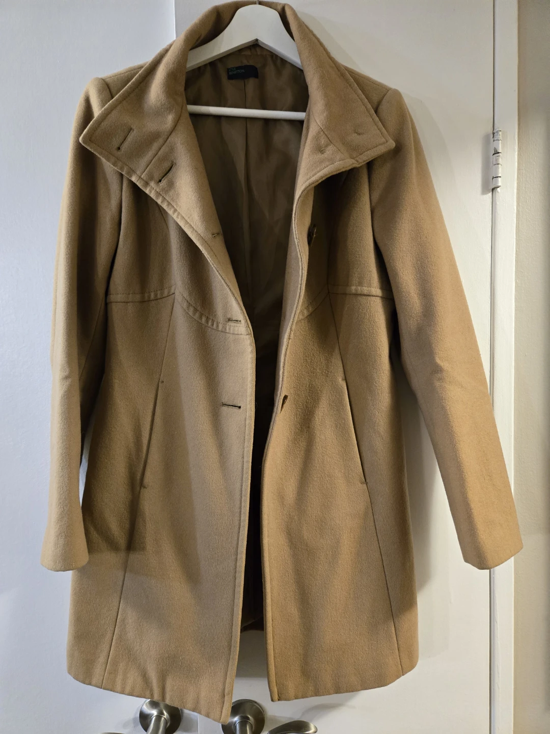Stile Benetton Tan Wool Coat - photo 2