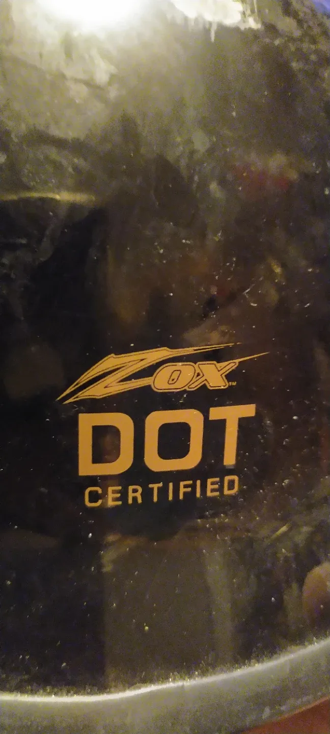 Zox DOT Certified Black Helmet image indicator(4)