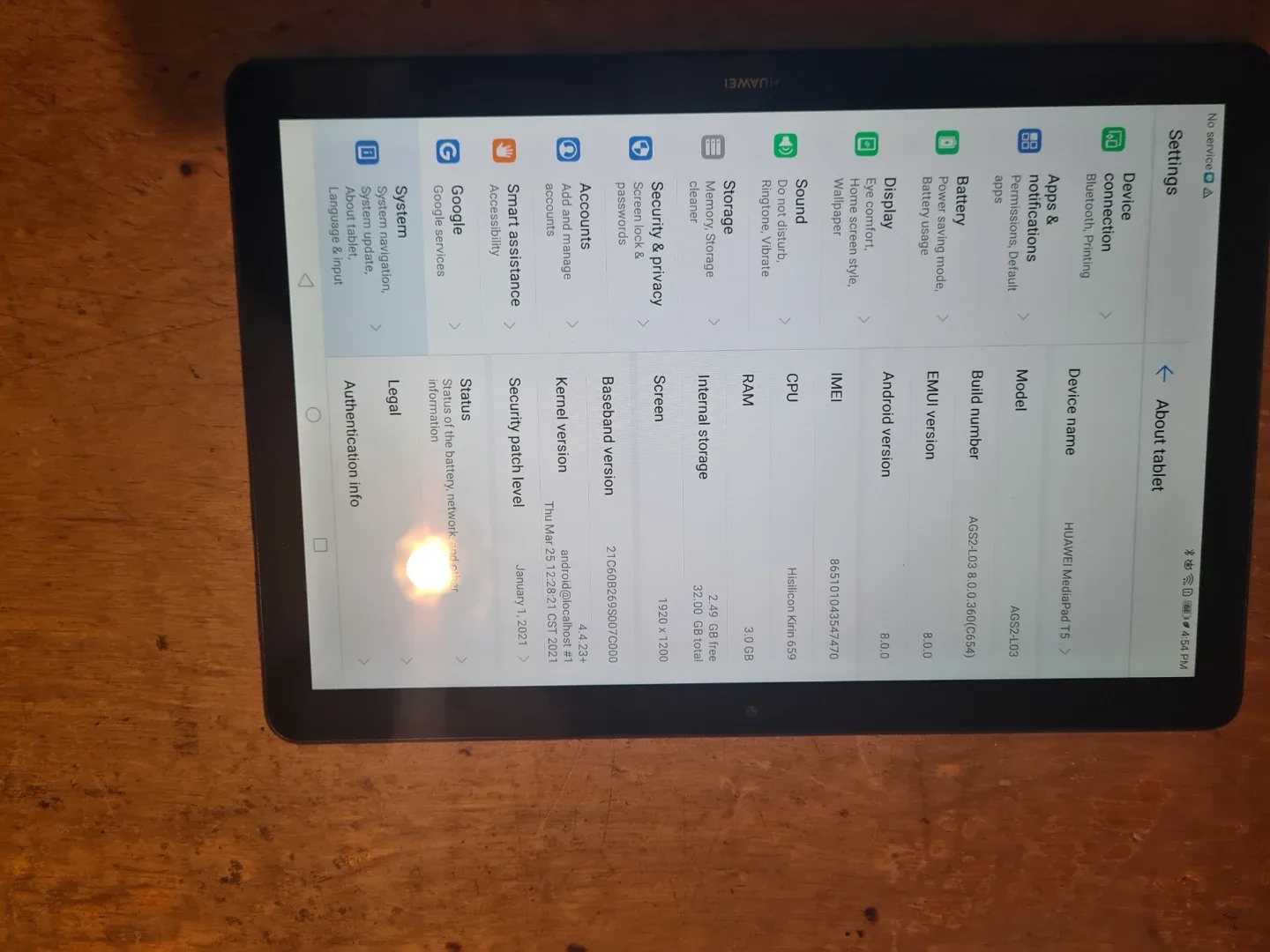 Huawei MediaPad T5 Tablet - 32GB image indicator(2)