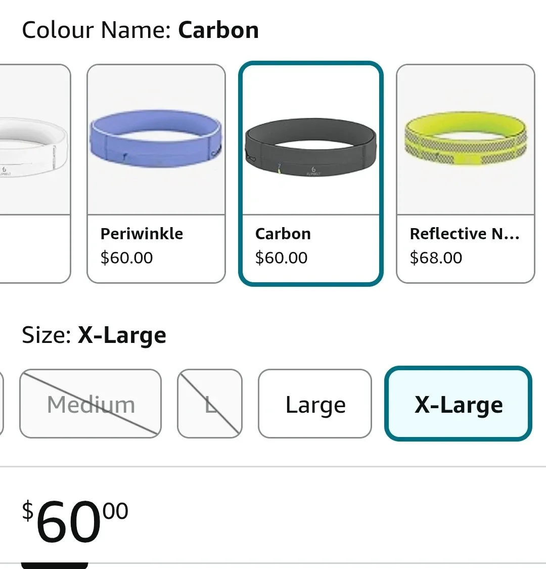 FlipBelt Hands-Free Running Belt - Size XXL image indicator(9)