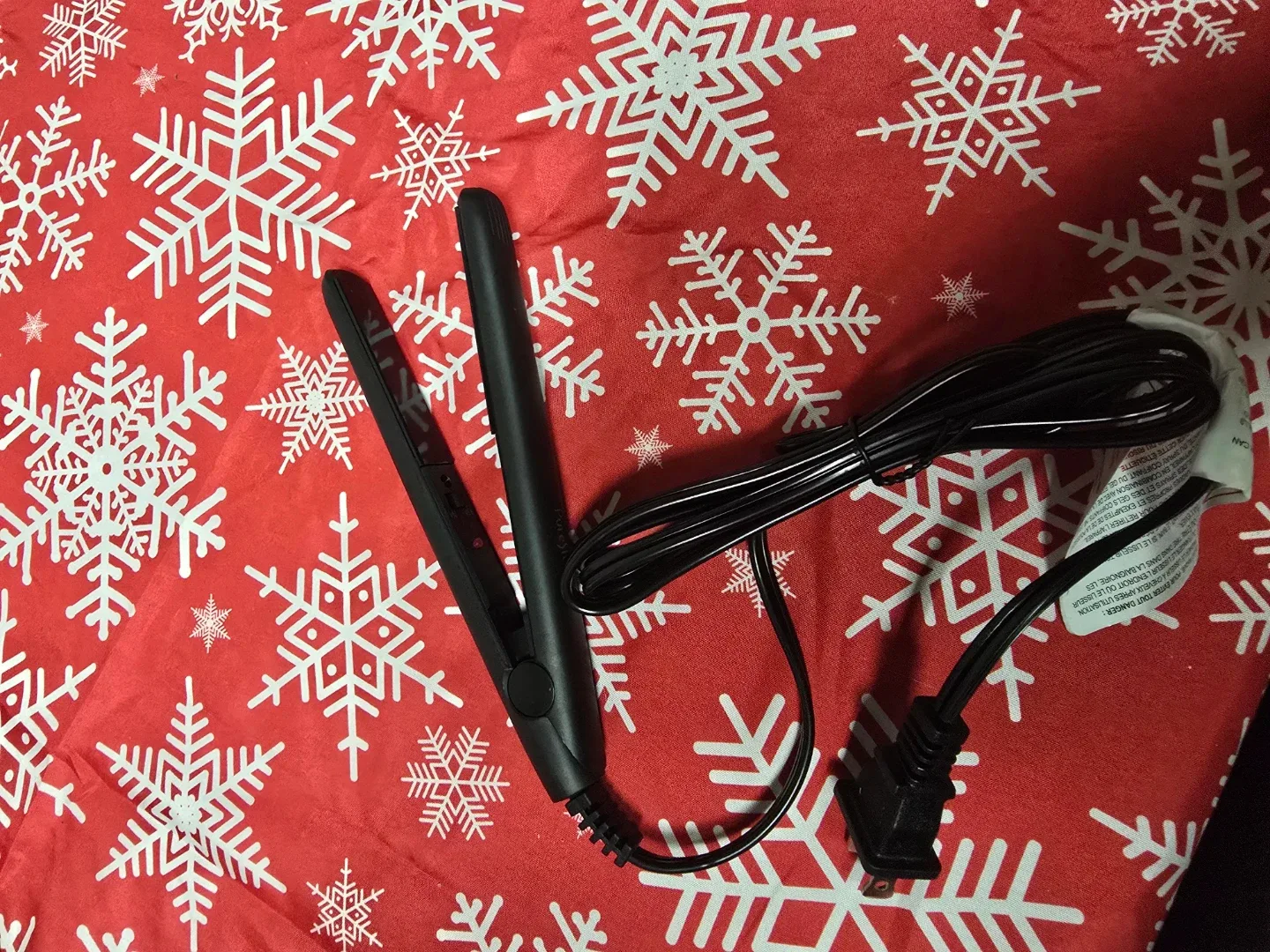 Mini hair straightener