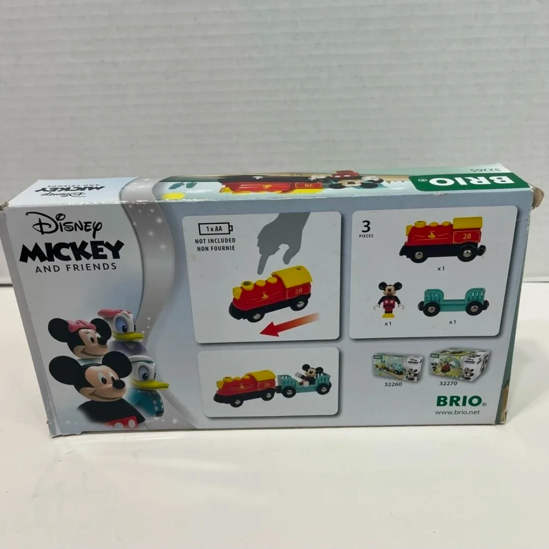 BRIO Disney Mickey Mouse Battery Train - New in Box image indicator(9)