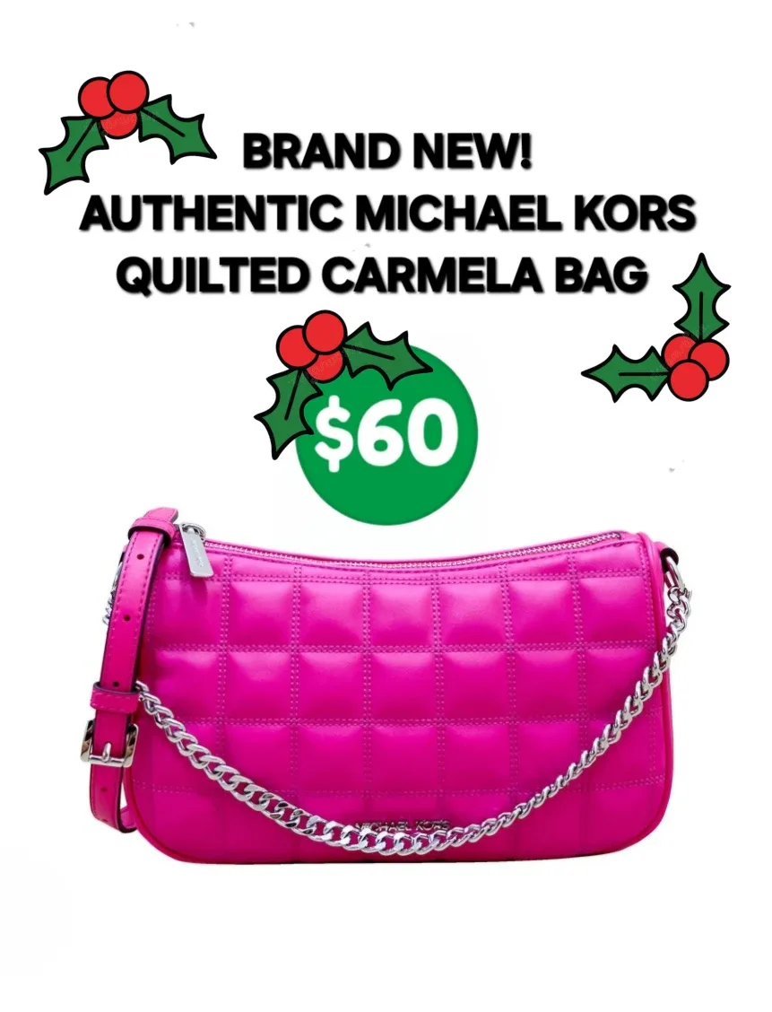 New MK Quilted Carmela Bag