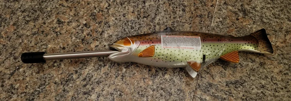 Trout-Shaped Novelty  BBQ Lighter